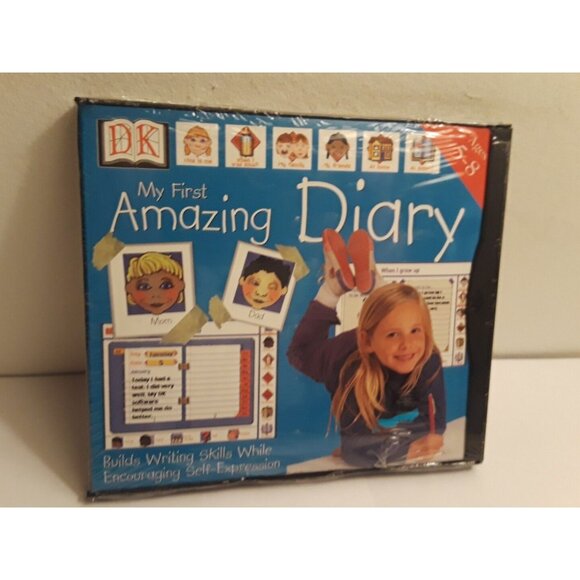 My First Amazing Diary Ages 5-8 (Windows/Mac, 1999, DK) New - Picture 1 of 3
